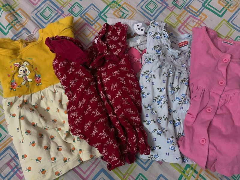 5 Baby Girls Frocks