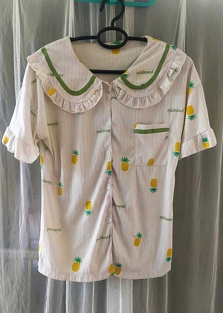 Pineapple Print Top
