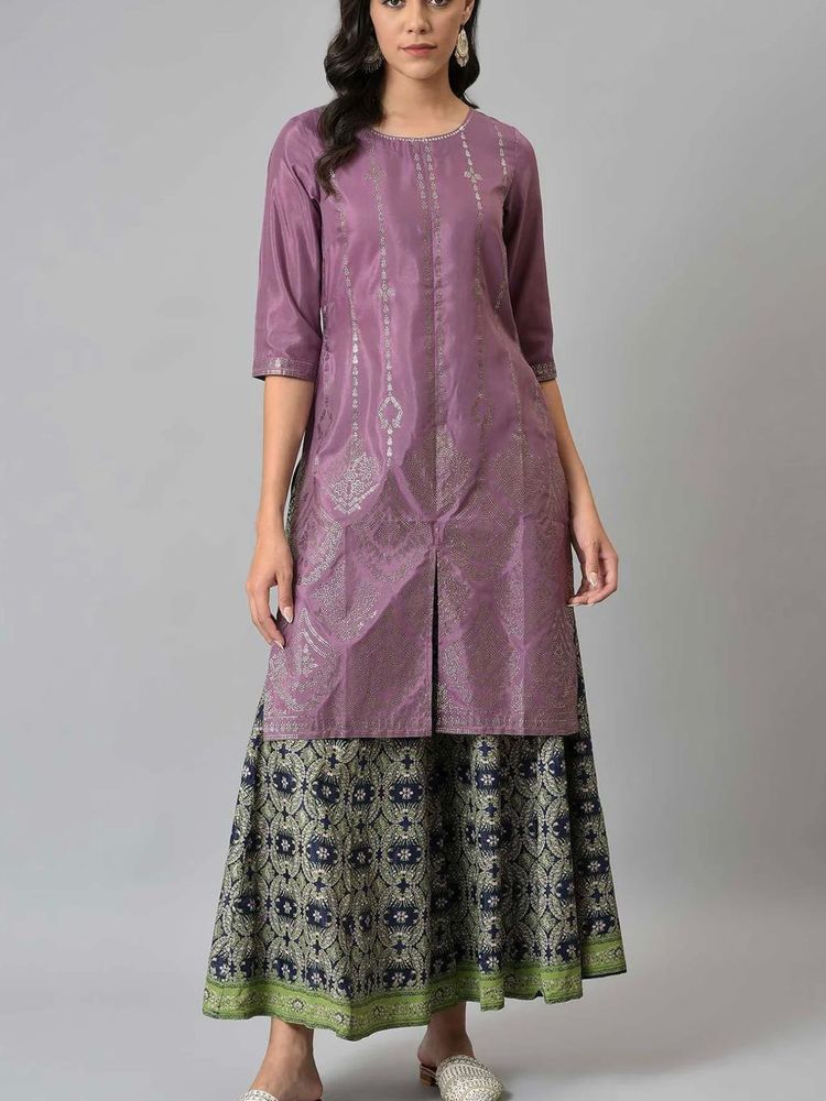 Elegant Purple Kurti