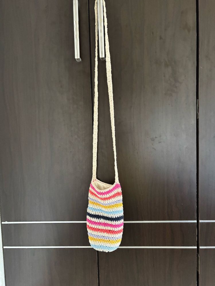 Striped Sling Bag