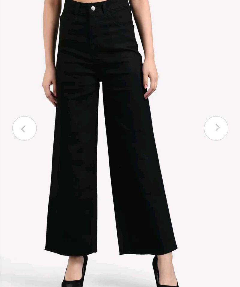 Black Wide Leg Jeans