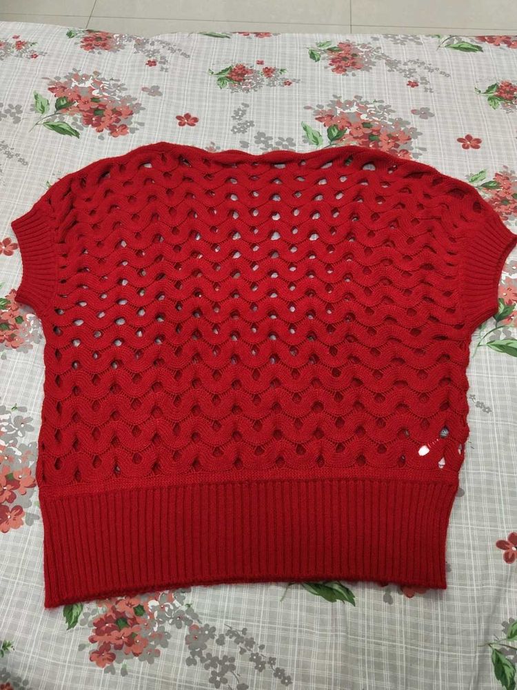 Red Knit Sweater