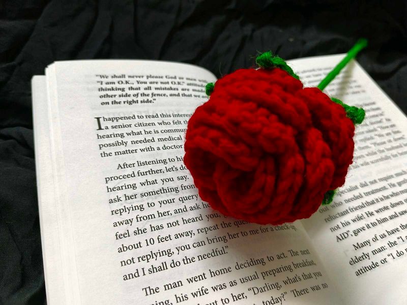 Crochet Rose Decoration