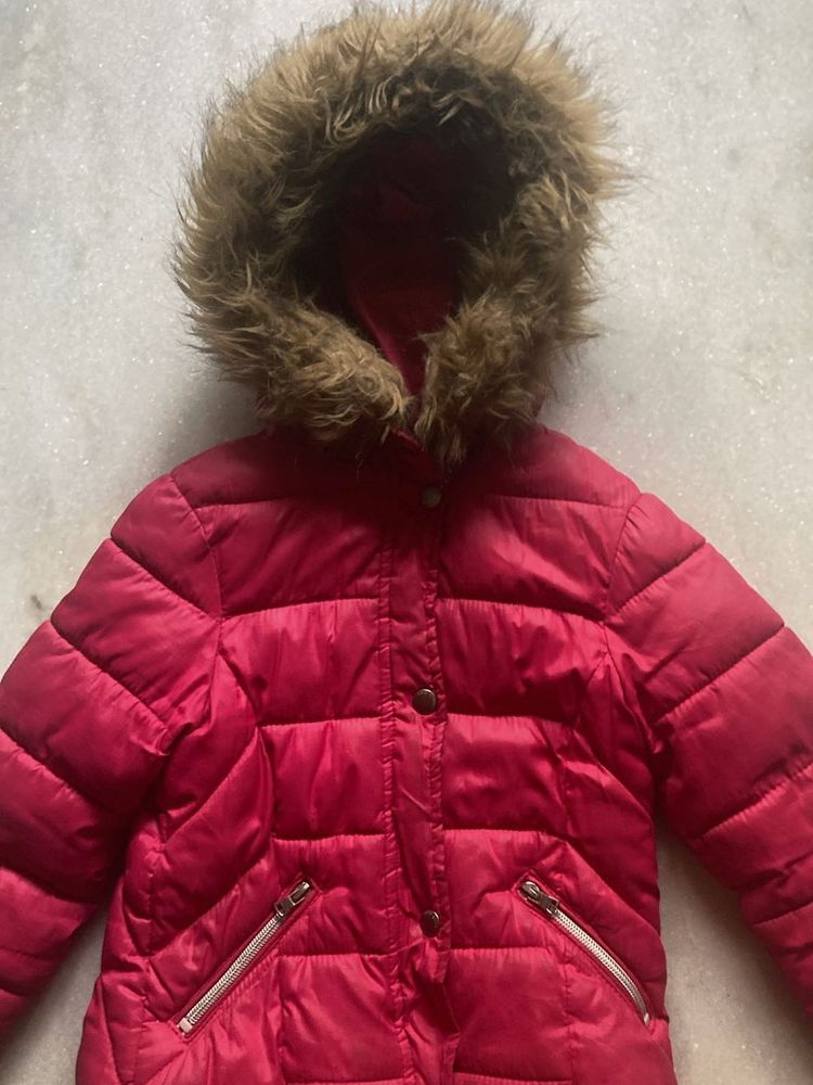 Girls&#39; Padded Winter Jacket