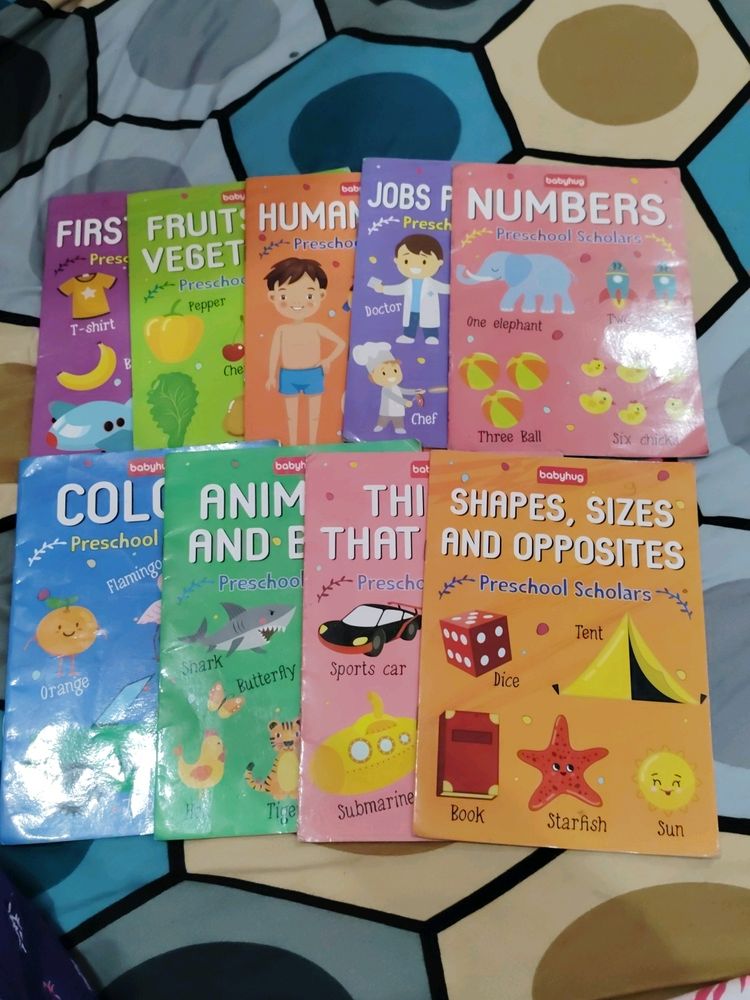 Babyhug Preschool Books - Set of 9