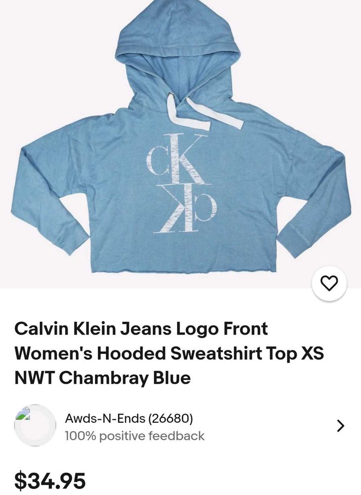 Calvin Klein Chambray Hoodie