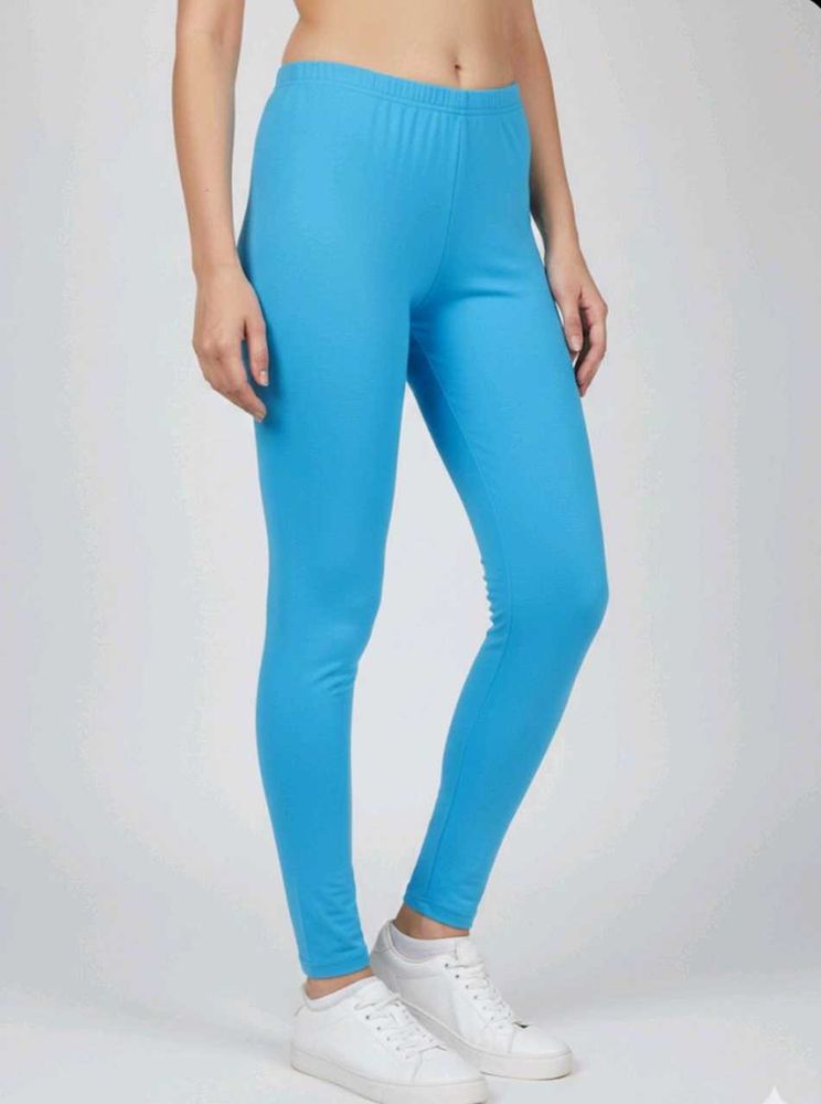 New Blue Women's Leggings Cotton