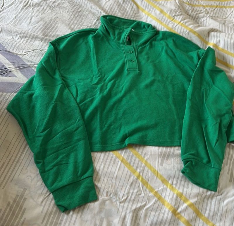 Green Long Sleeve Top