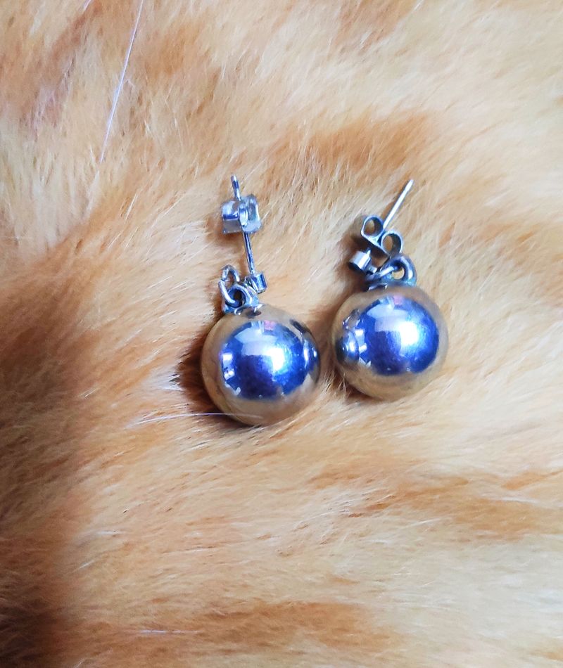 Shiny Disco Ball Earrings