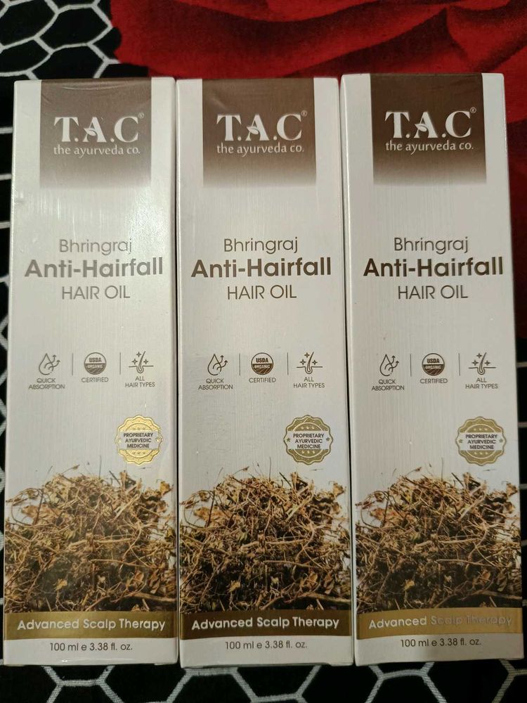 Pack Of 3 Bhringraj Anti Hairfall Oil