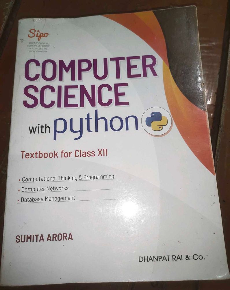 Computer Science with Python - Class XII Textbook