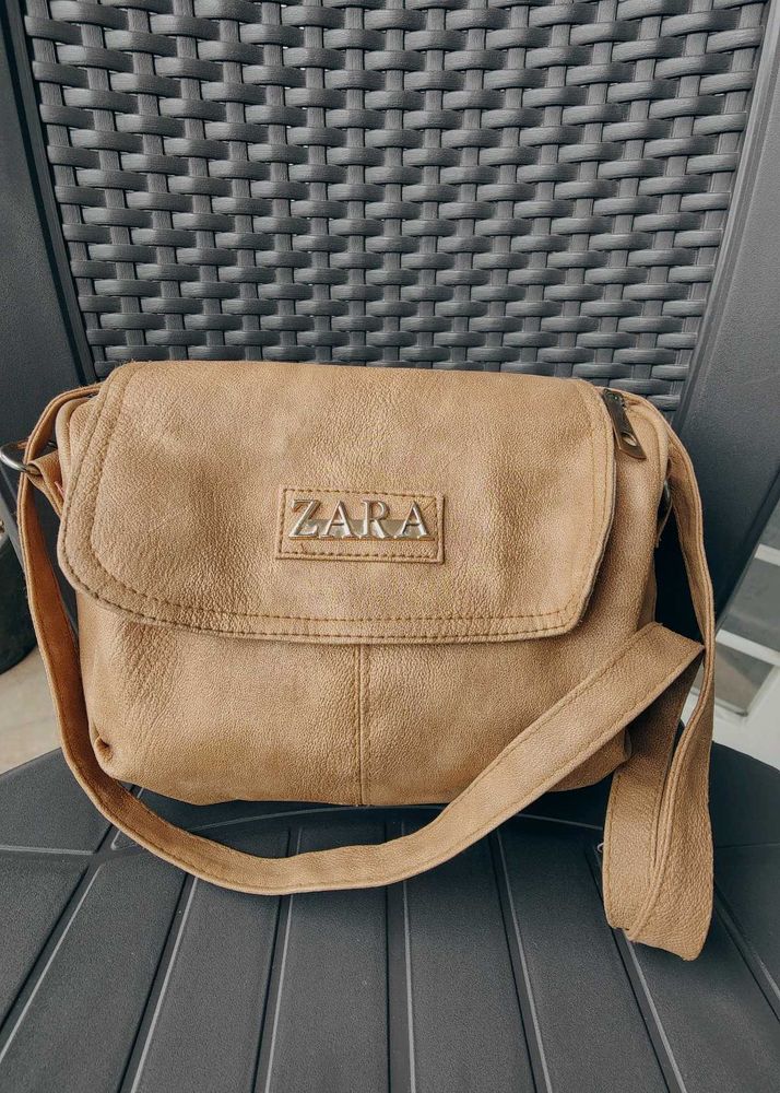Brown Belt sling Bag -ZARA