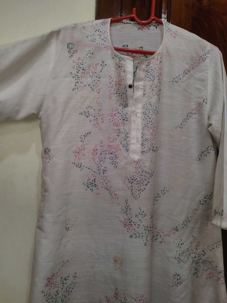 Floral Print Kurta