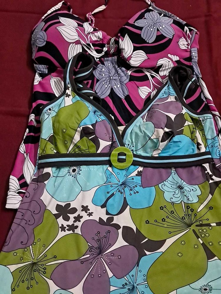 combo  Of  Floral  Top  come swimwear