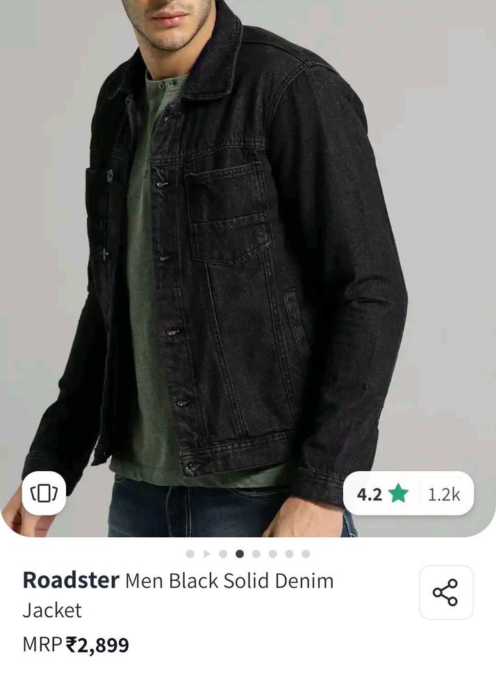 Black Denim Jacket Distressed