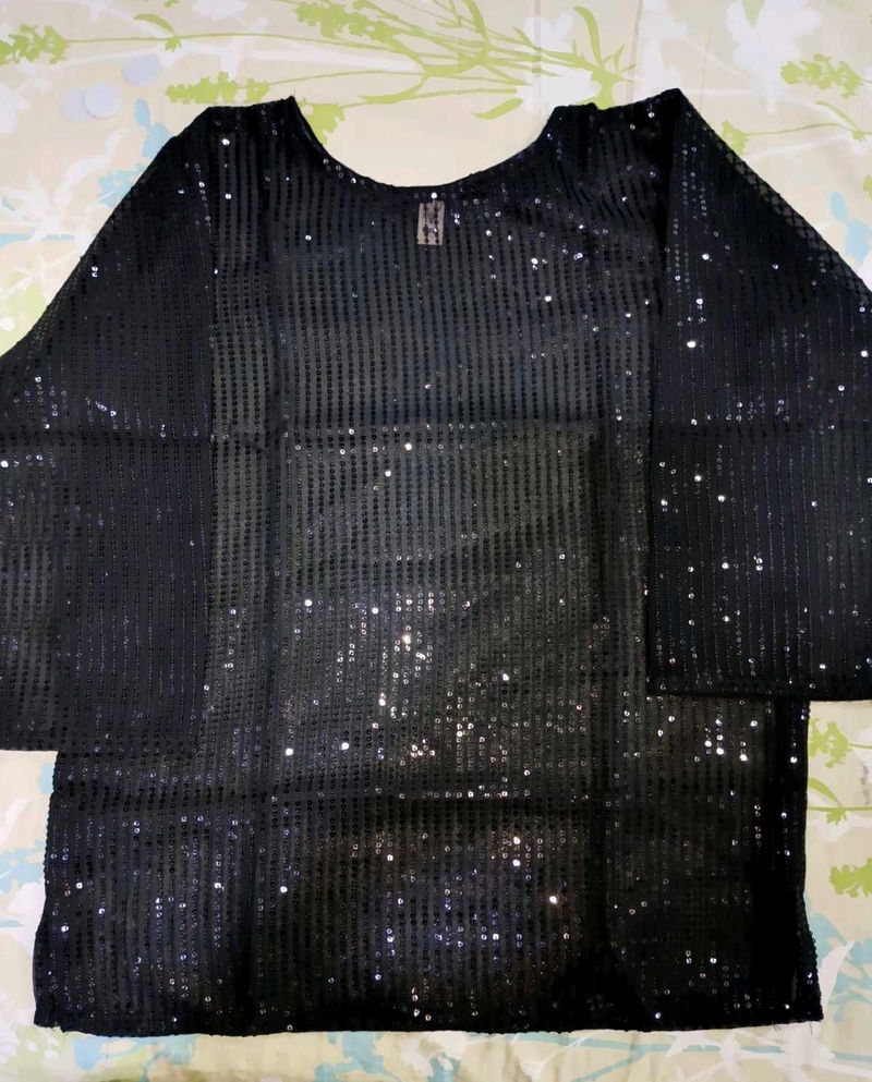 Sparkly Black Top