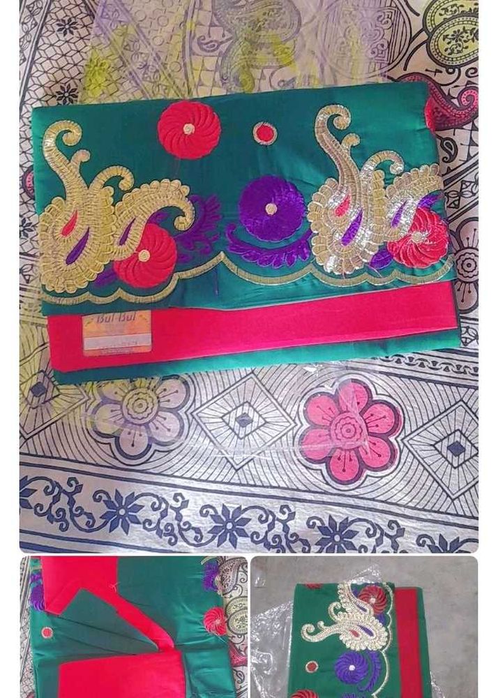 Orange Patterned Fabric - New