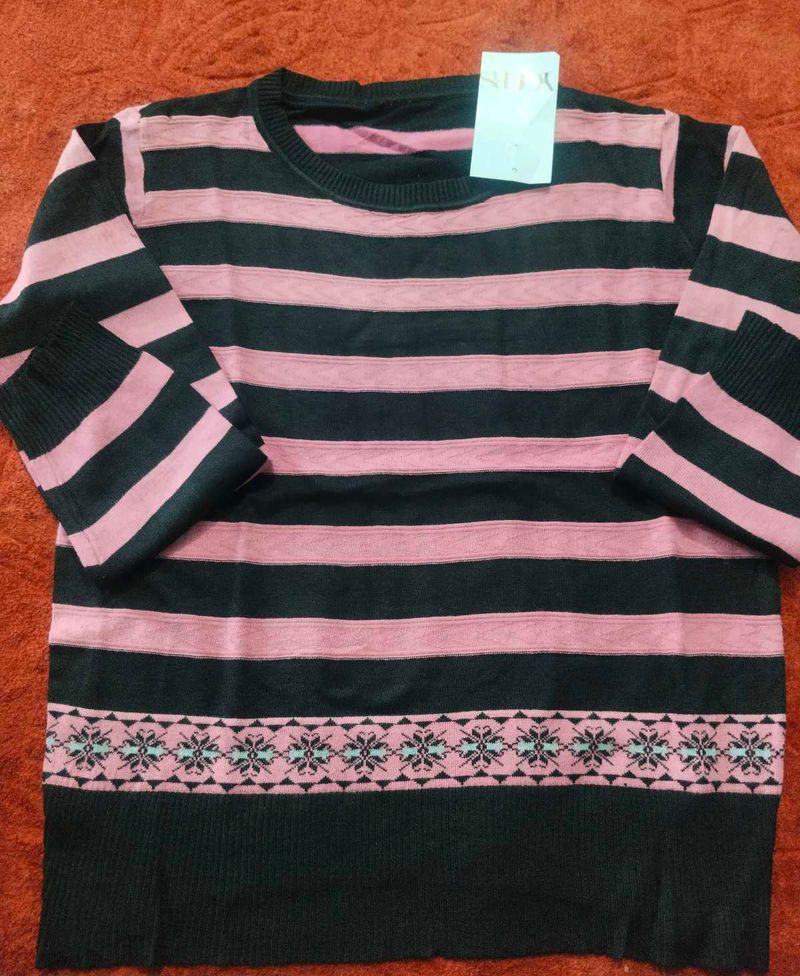 Striped Pullover Sweater🌷