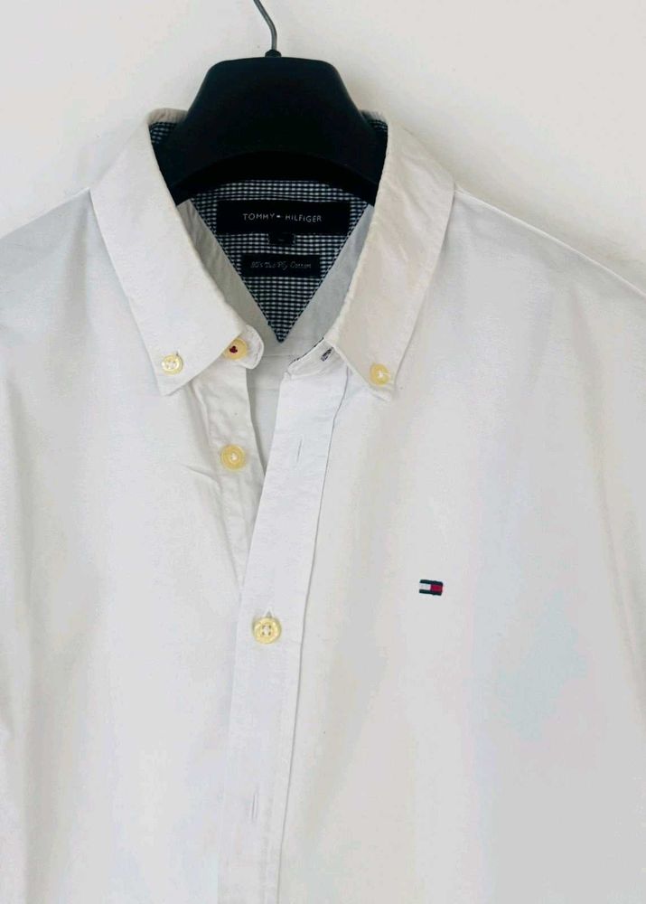 Tommy Hilfiger White Button-Down Shirt