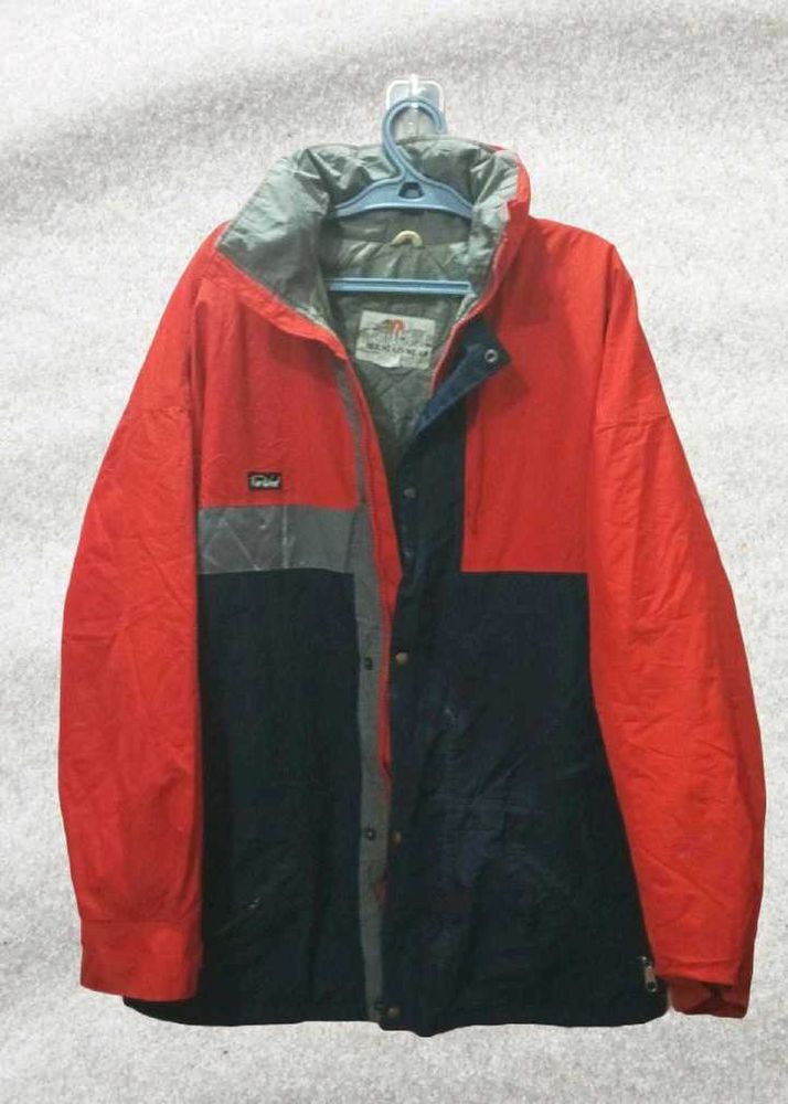 Mountain Farwest Navy-Blue Red Jacket