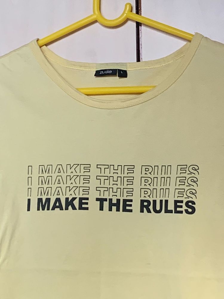 Zudio T-shirt For Women Pure Cotton