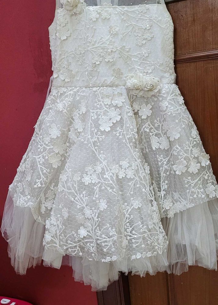 Elegant Floral Girls Dress