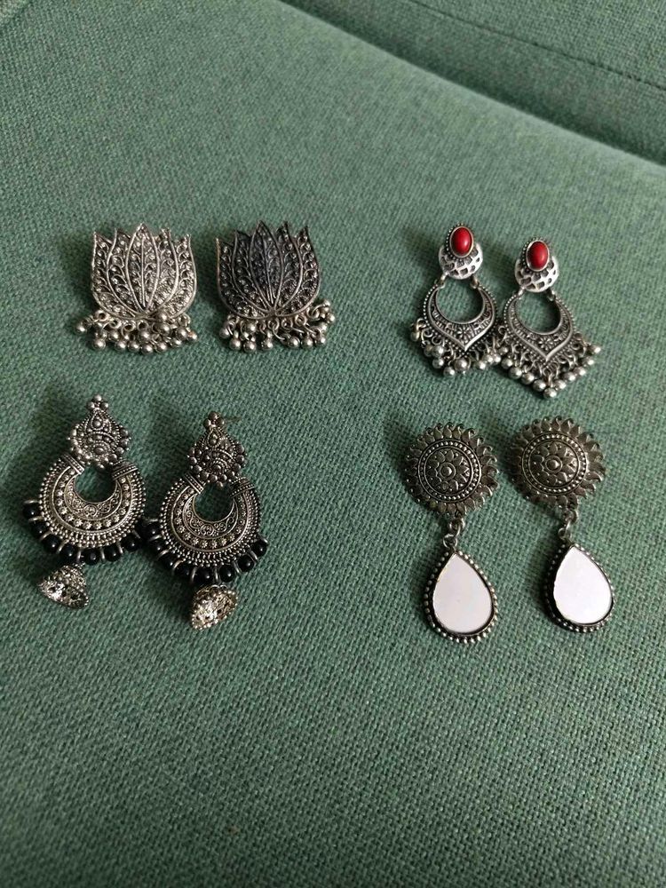 Earrings - Four Pairs