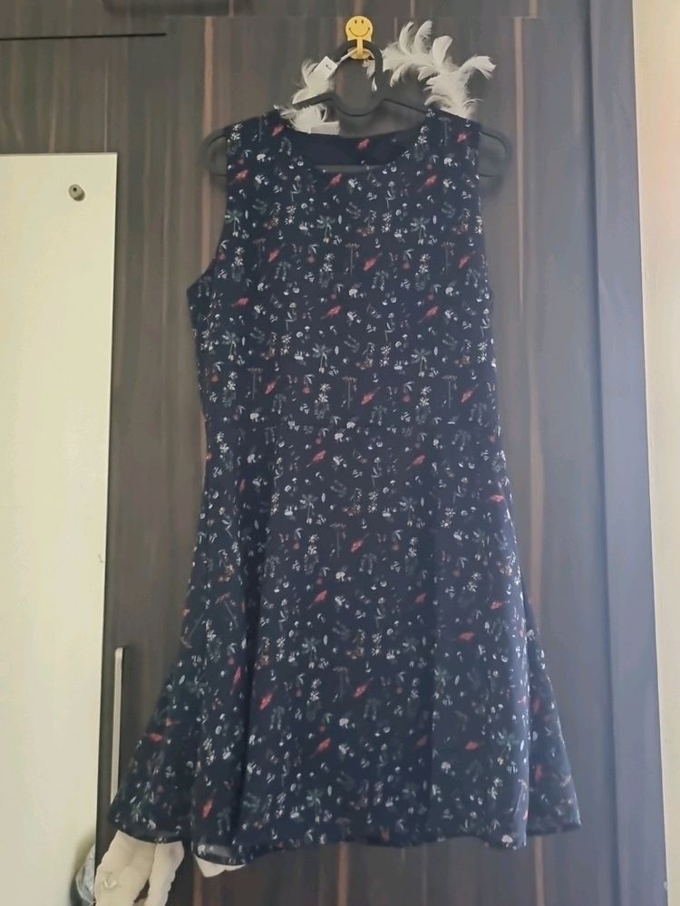 Floral Sleeveless Fit &amp; Flare Dress