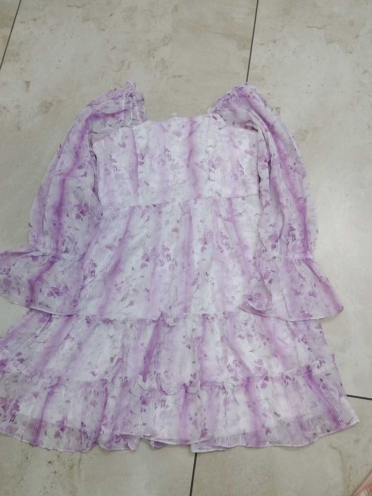 Floral Print Mini Dress