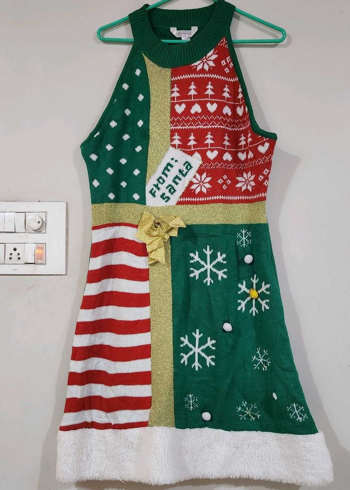 Sexy Knitted Christmas Dress