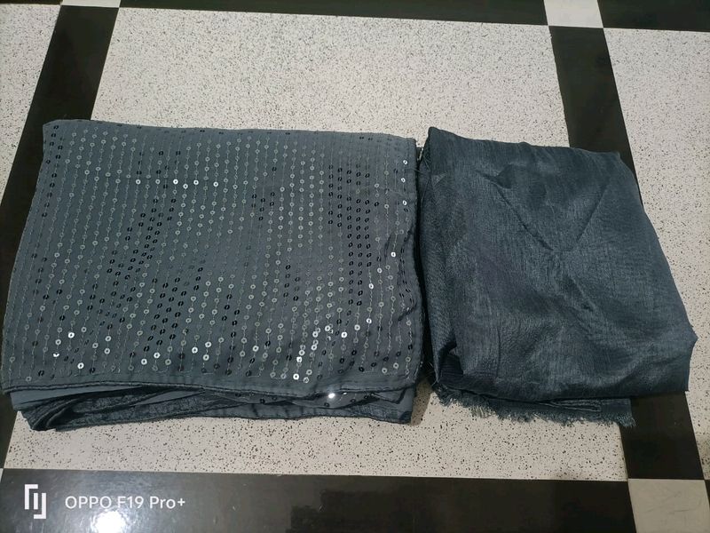 Georgette Squence Work Party Wear 🥻 Saree
