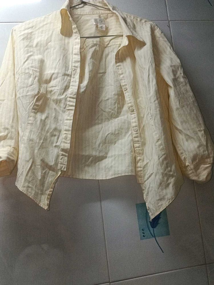 Striped Button-Down Shirt
