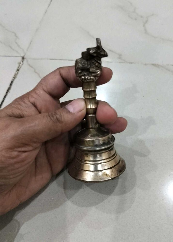 Vintage Brass Hindu Prayer Bell