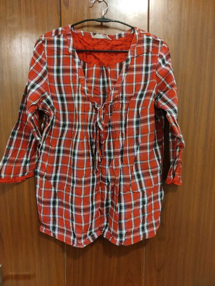 Checkerd Casual Shirt