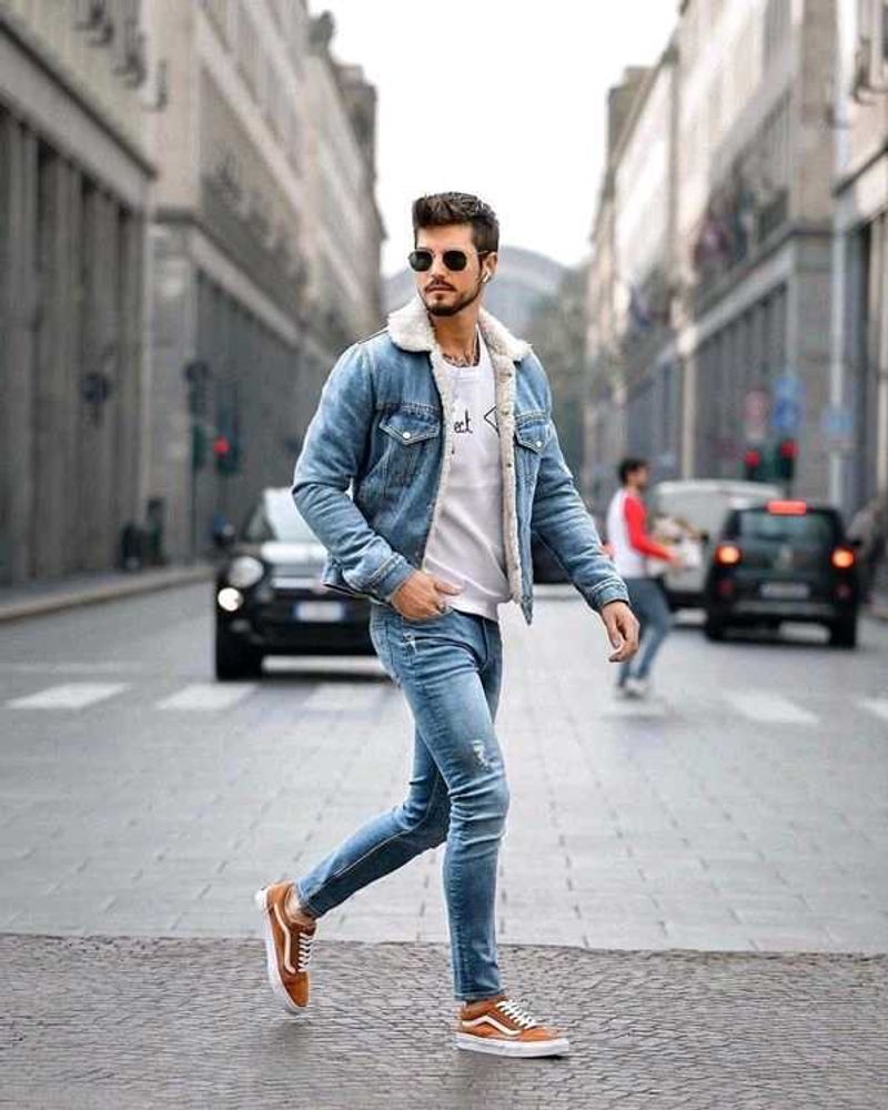 Men's Denim Jacket with Jeans