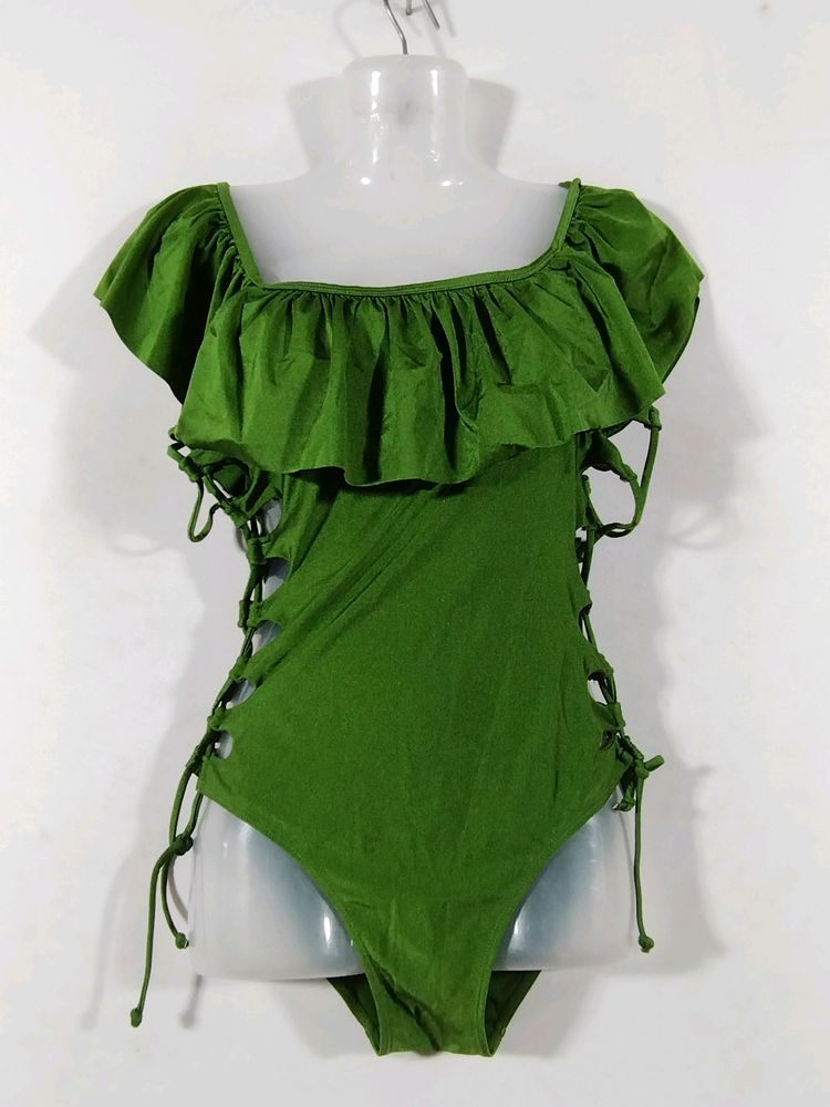 Green Swimsuit Bodysuit