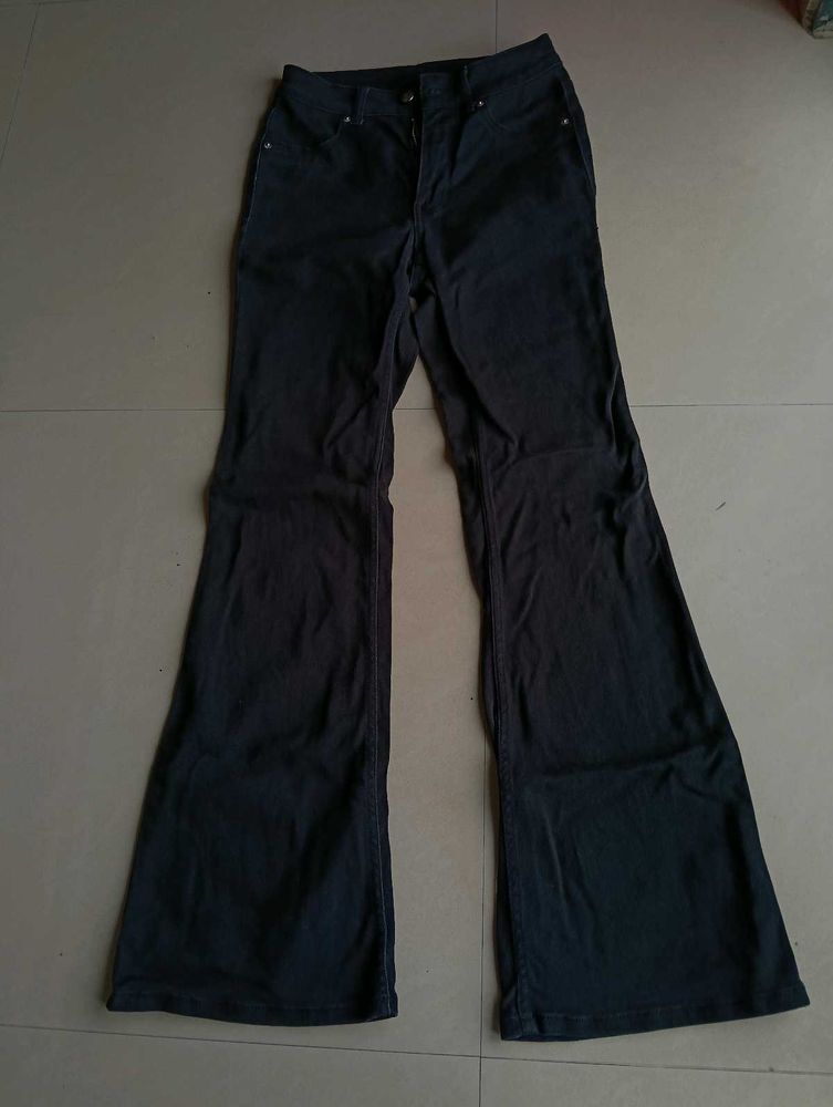 Black Flared Jeans