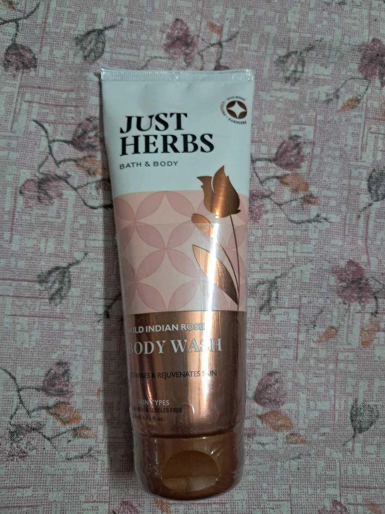 Just Herbs Wild Indian Rose Body Wash