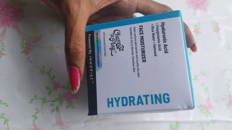 Chemist At Play HYDRATING FACE MOISTURIZER
