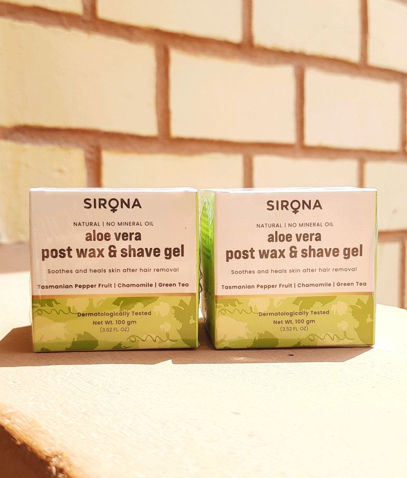 Sirona Aloe Vear Post Wax &amp; Shave Gel