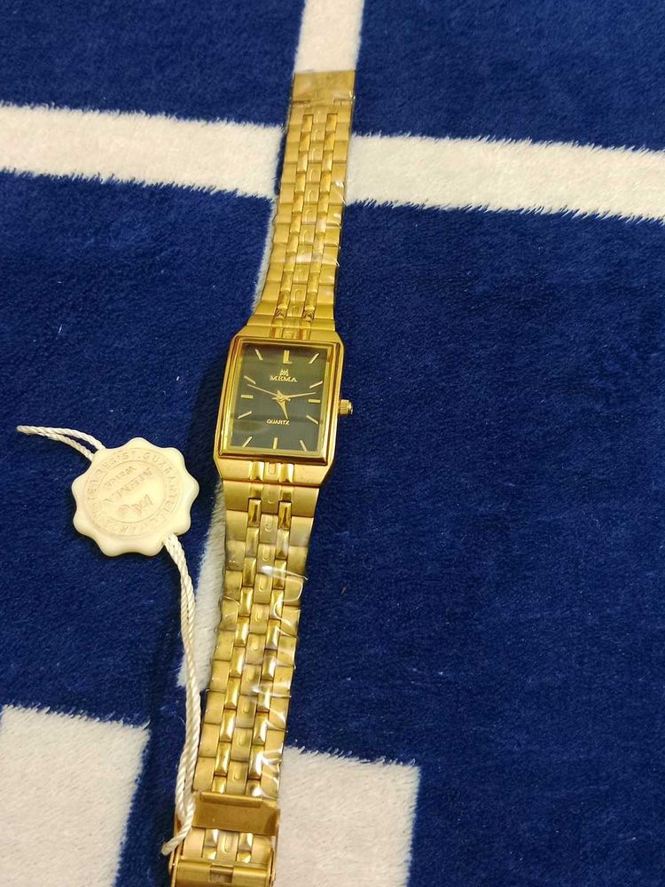 MEMA Gold-Tone Watch