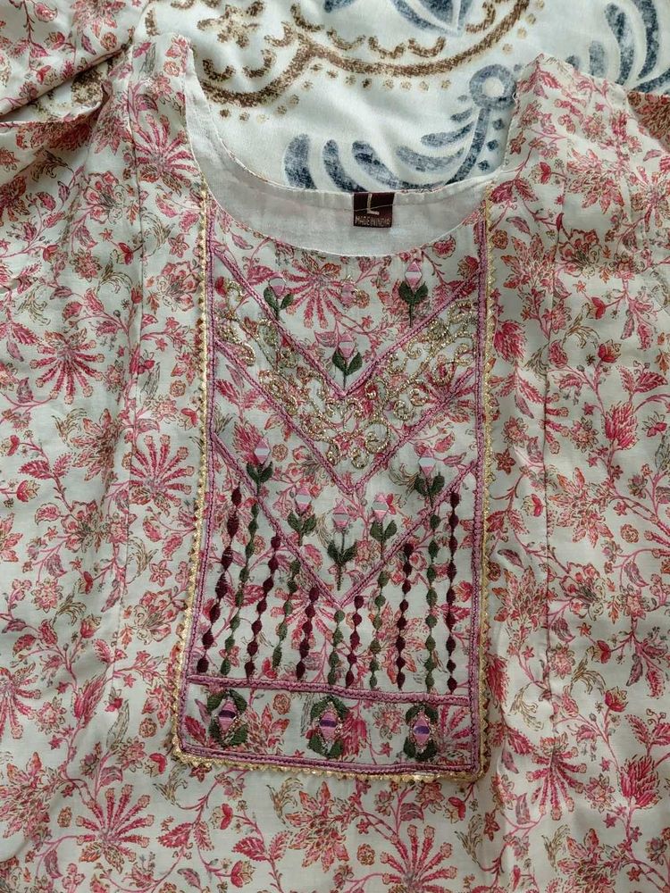 Floral Print Kurta