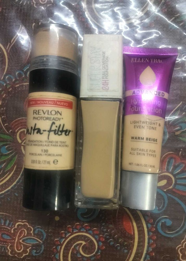 Revlon, Maybelline, Ellen Tracy Foundation