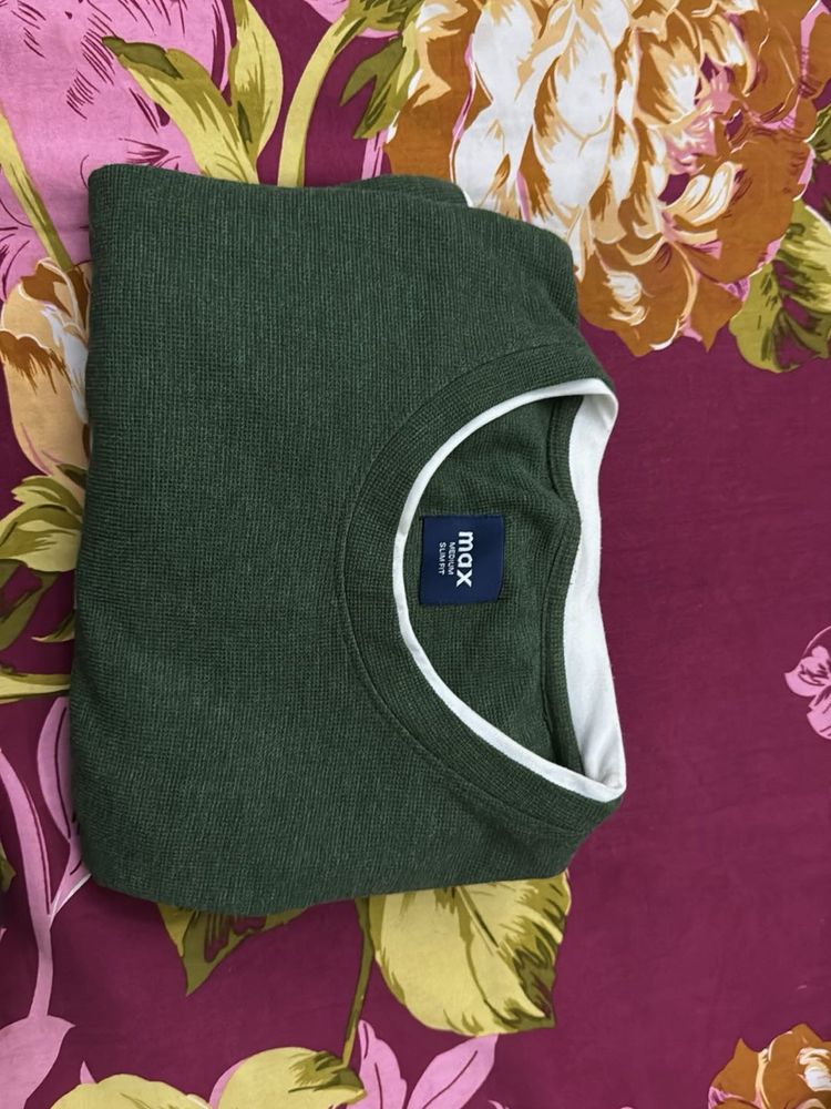 Max Green Full Sleeve Tshirt