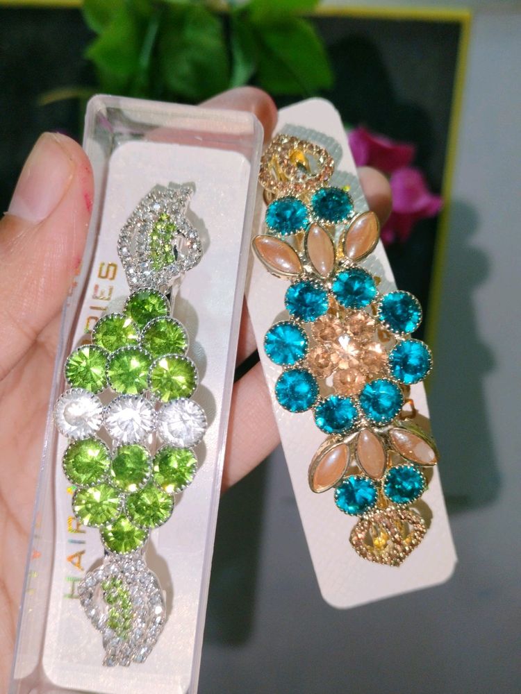 Hair Clips Combo (2) /New