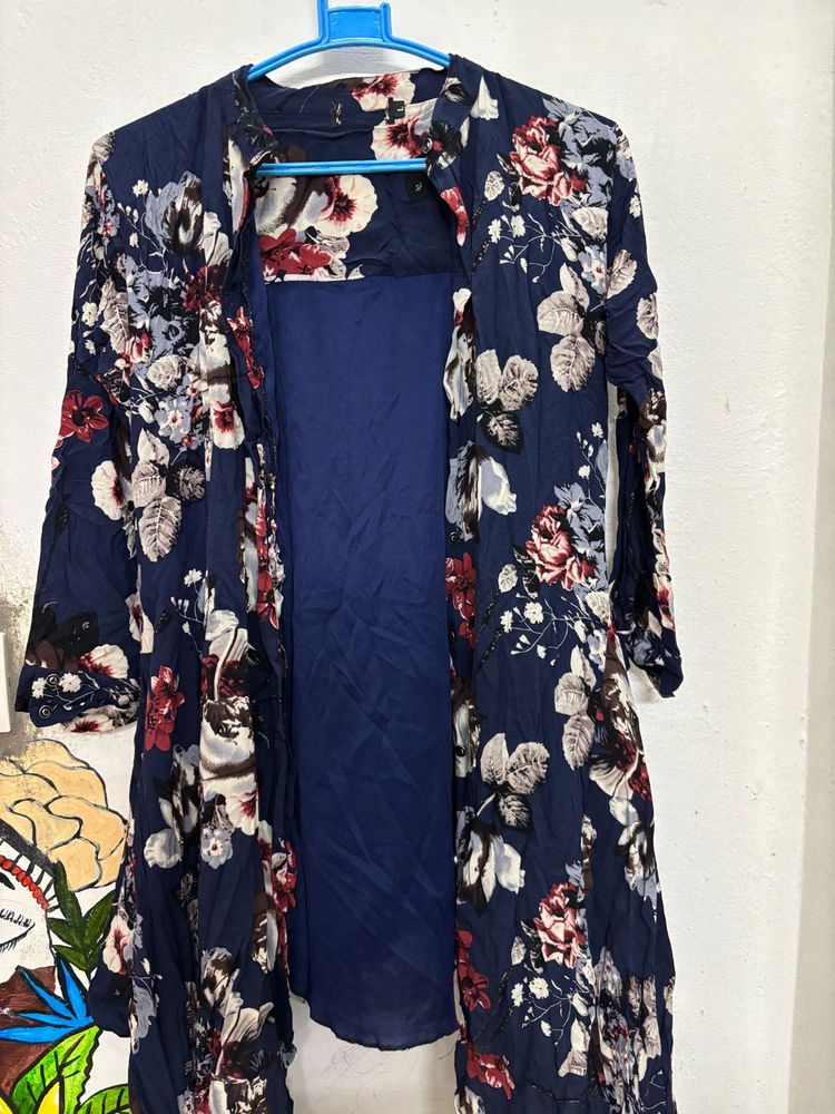 Floral Print Jacket/Shrug