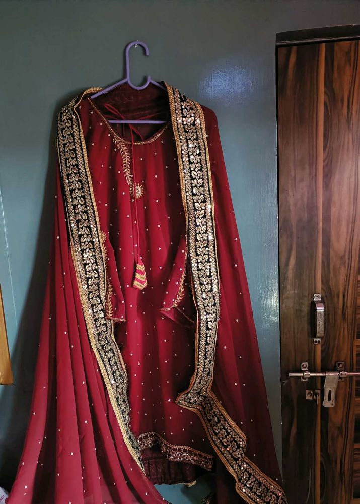 Bridal Pakistani Garara Set
