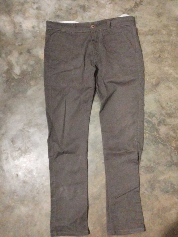 Brown Casual Pants