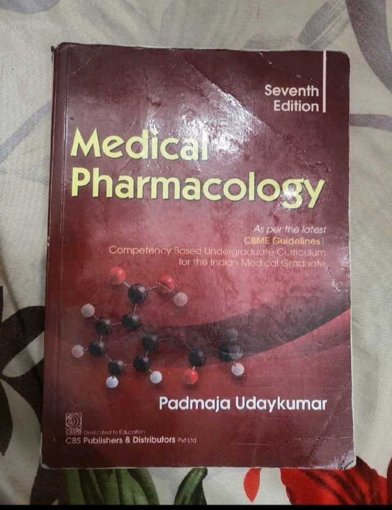 Pharmacology Padmaja Udaykumar 7th Edition Mbbs