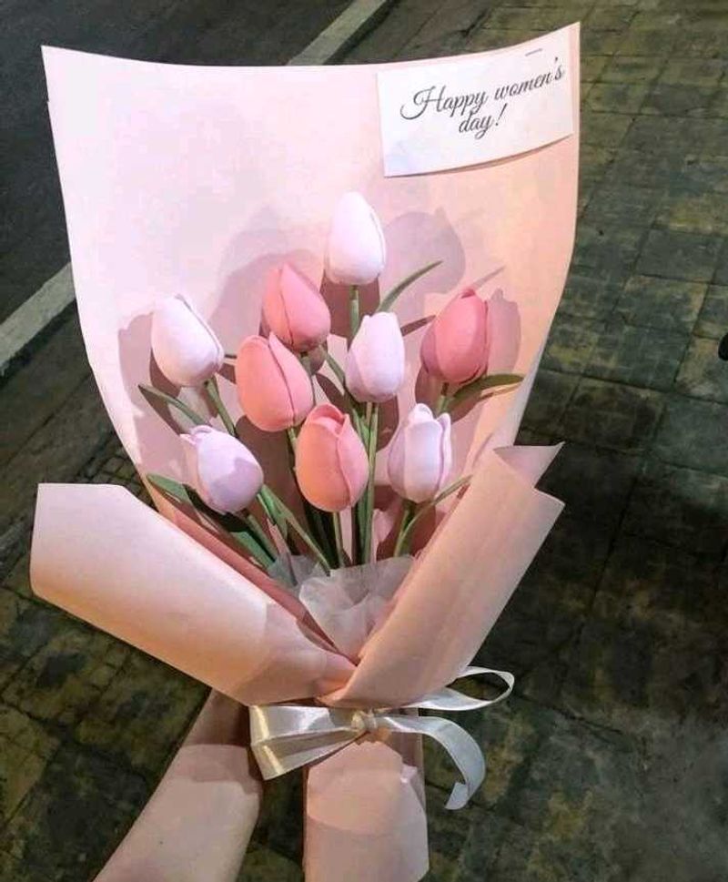AIR DRY CLAY Tulip Bouquet